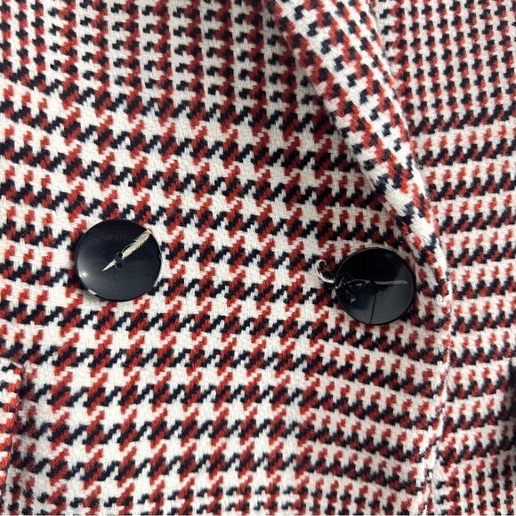ONLY Classic Houndstooth Coat Sz Small - Picture 7 of 16